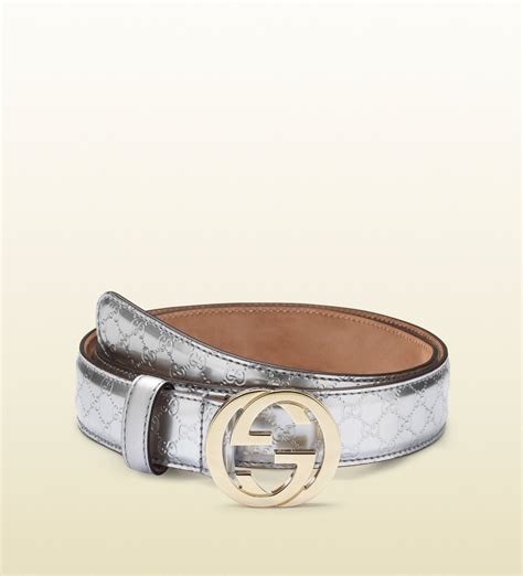 silver gucci belt womens|Gucci belt silver buckle men's.